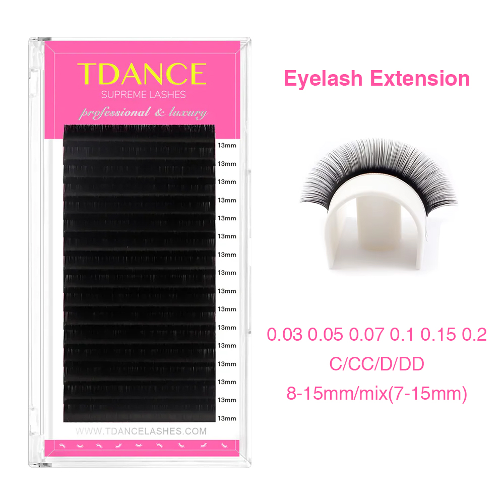Eyelash Extension Remover At Home - TDANCE ekstensi bulu mata 16 baris