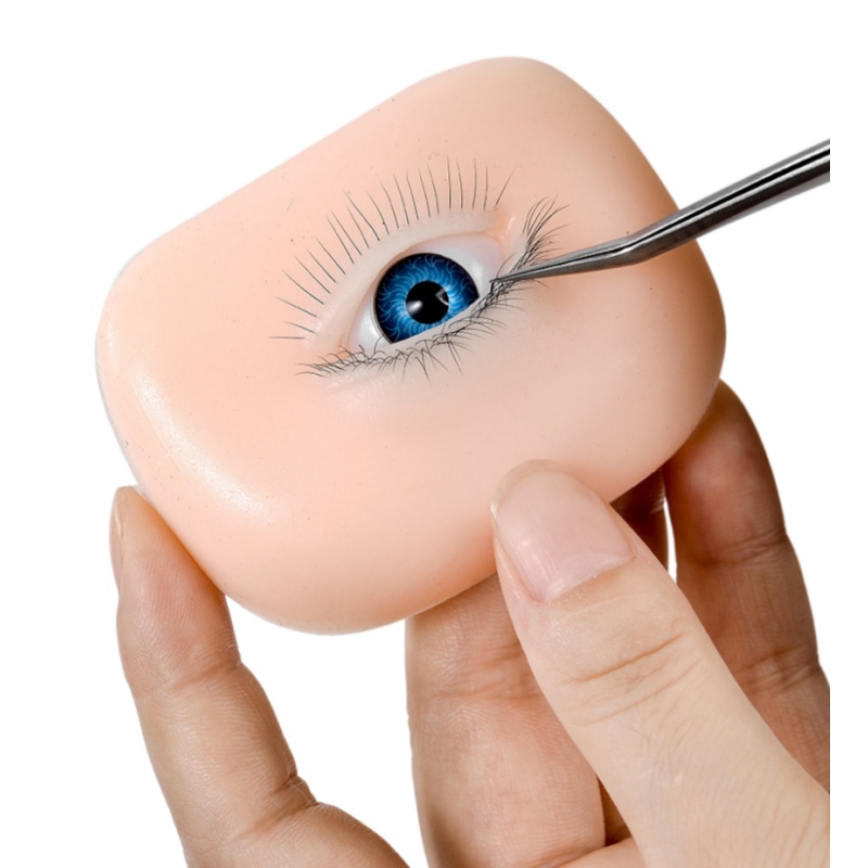Eyelash Extension Open Eye - Kepala Manekin Latihan Akademi Ekstensi Bulu