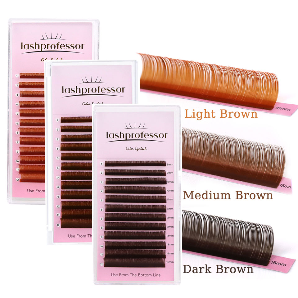 Eyelash Extension Natural Classic - Ekstensi Bulu Mata Cokelat Cocoa Chocolate