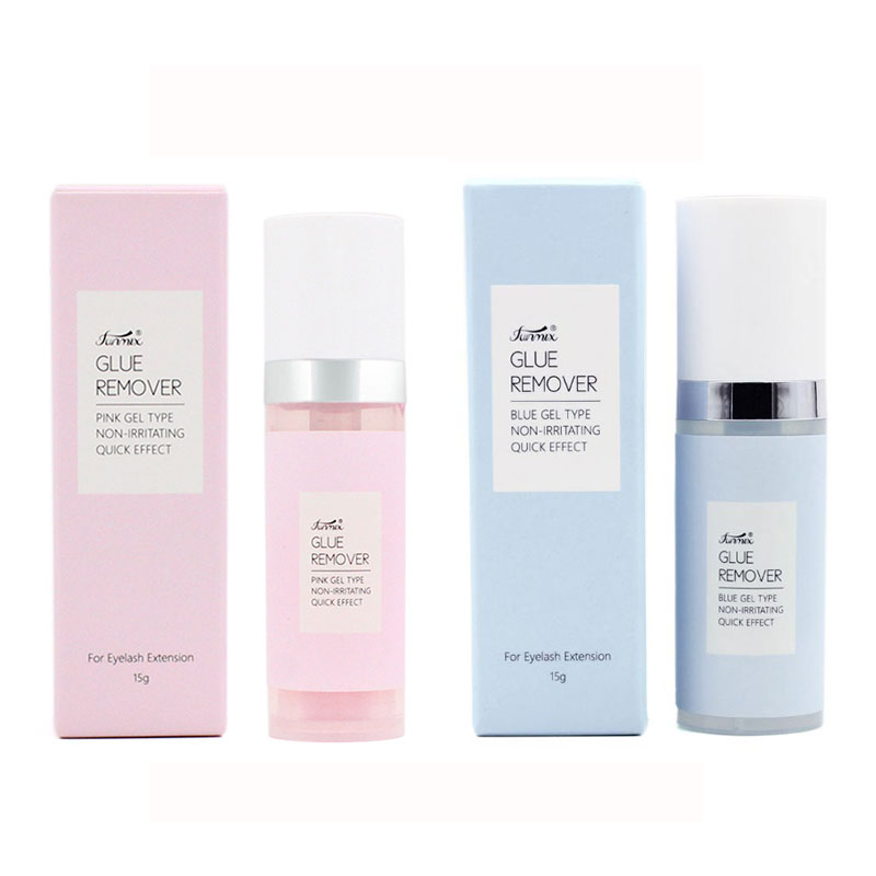 Eyelash Extension Gel Remover - Penghilang Gel merah muda/Biru 15g, untuk