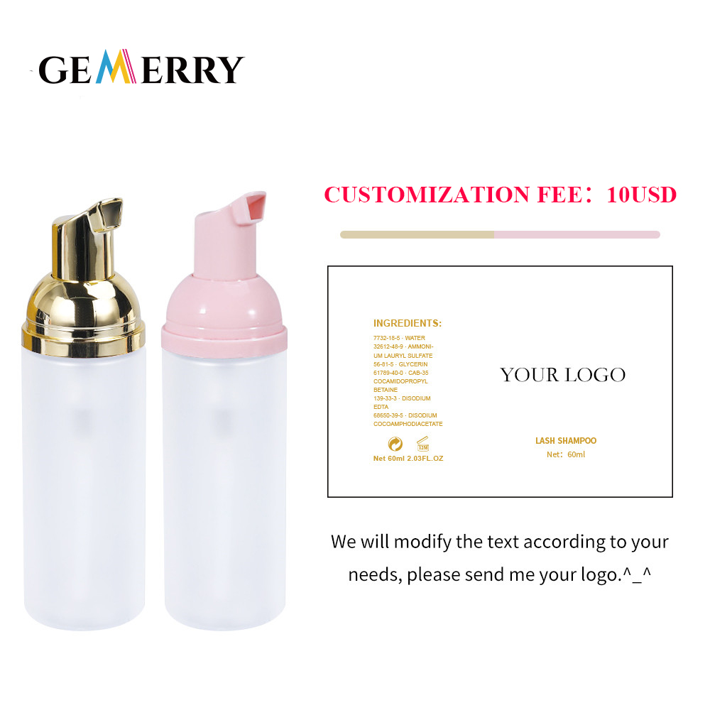 Eyelash Extension Foam Cleanser - 60Ml Sampo Busa Pembersih Bulu Mata