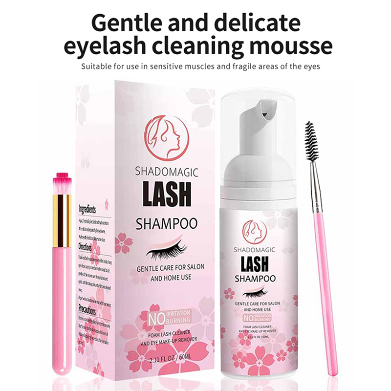 【A】 60ML Sampo Pembersih Cepat - Eyelash Extension Foam Cleanser ulasan dan harga