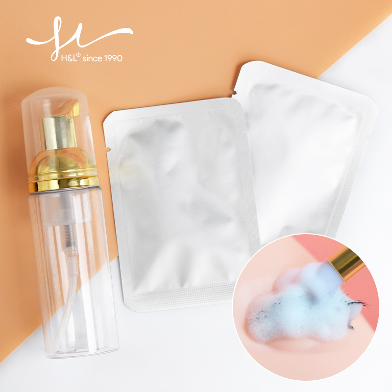 H & L Sampo Bulu Mata Konsentr - Eyelash Extension Foam Cleanser ulasan dan harga