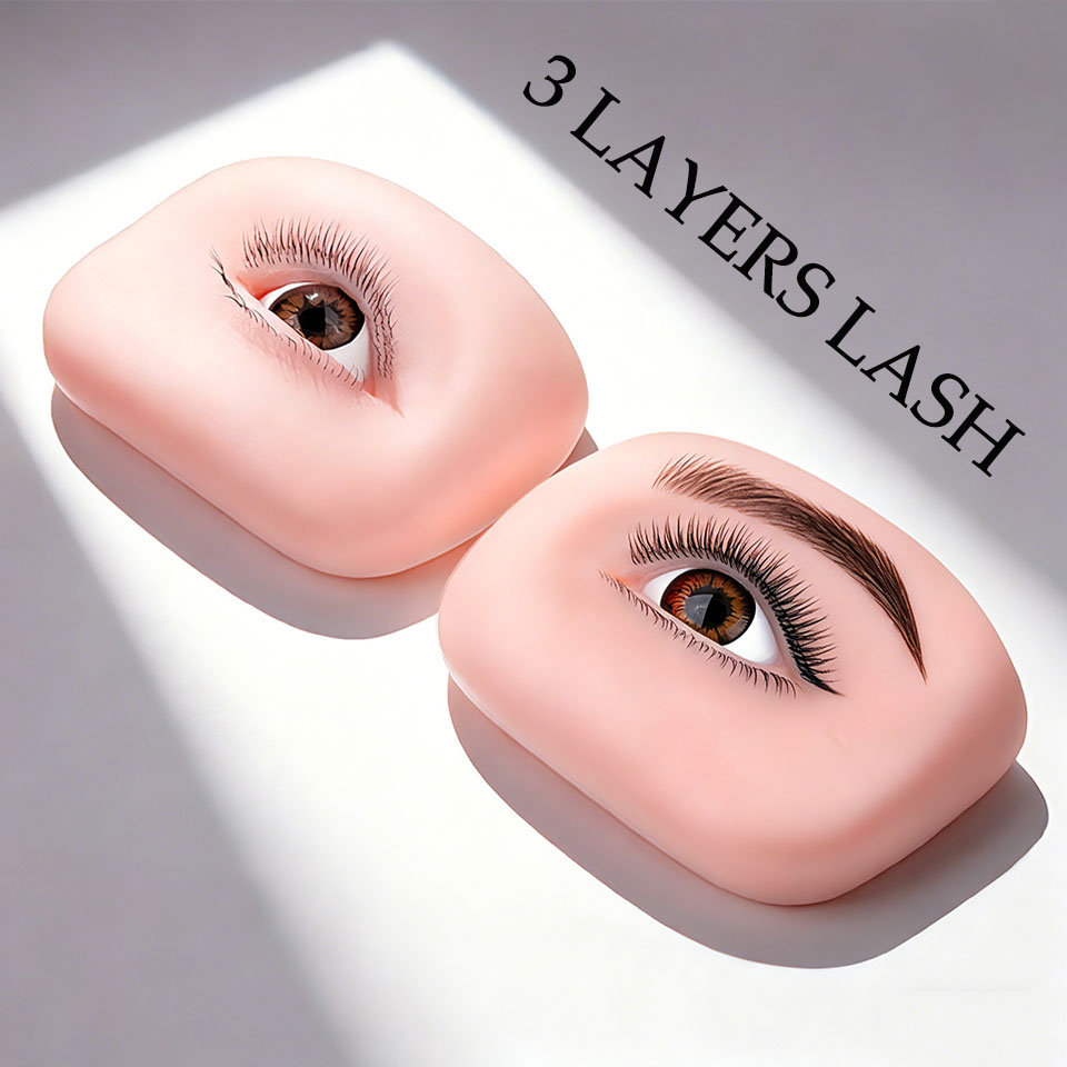 Kepala Manekin Latihan Akademi - Eyelash Extension Open Eye ulasan dan harga