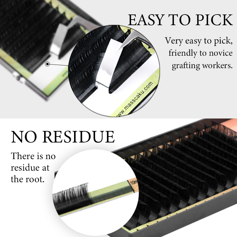 MASSCAKU Semua Ukuran 1 Tray 1 - Eyelash Extension Natural Classic ulasan dan harga