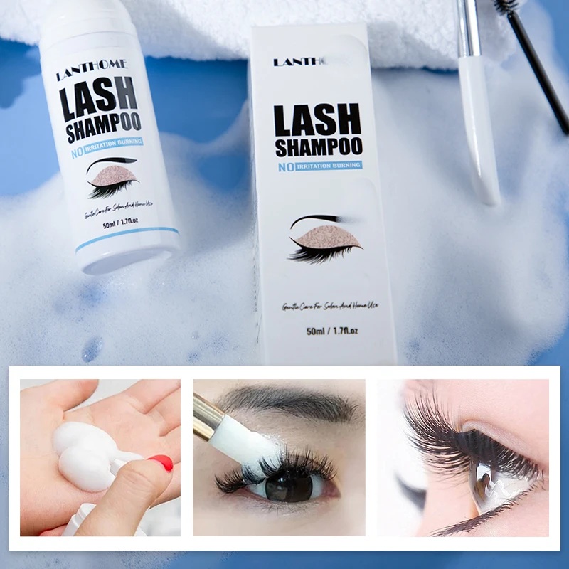 50ML Pro Kit Busa Sampo Eksten - Eyelash Extension Foam Cleanser ulasan dan harga