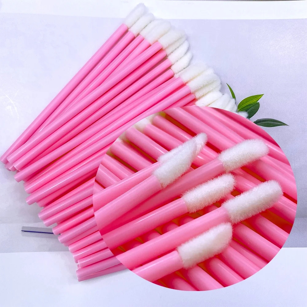 50/500 buah Kuas Bibir Sekali  - Eyelash Extensions ulasan dan harga