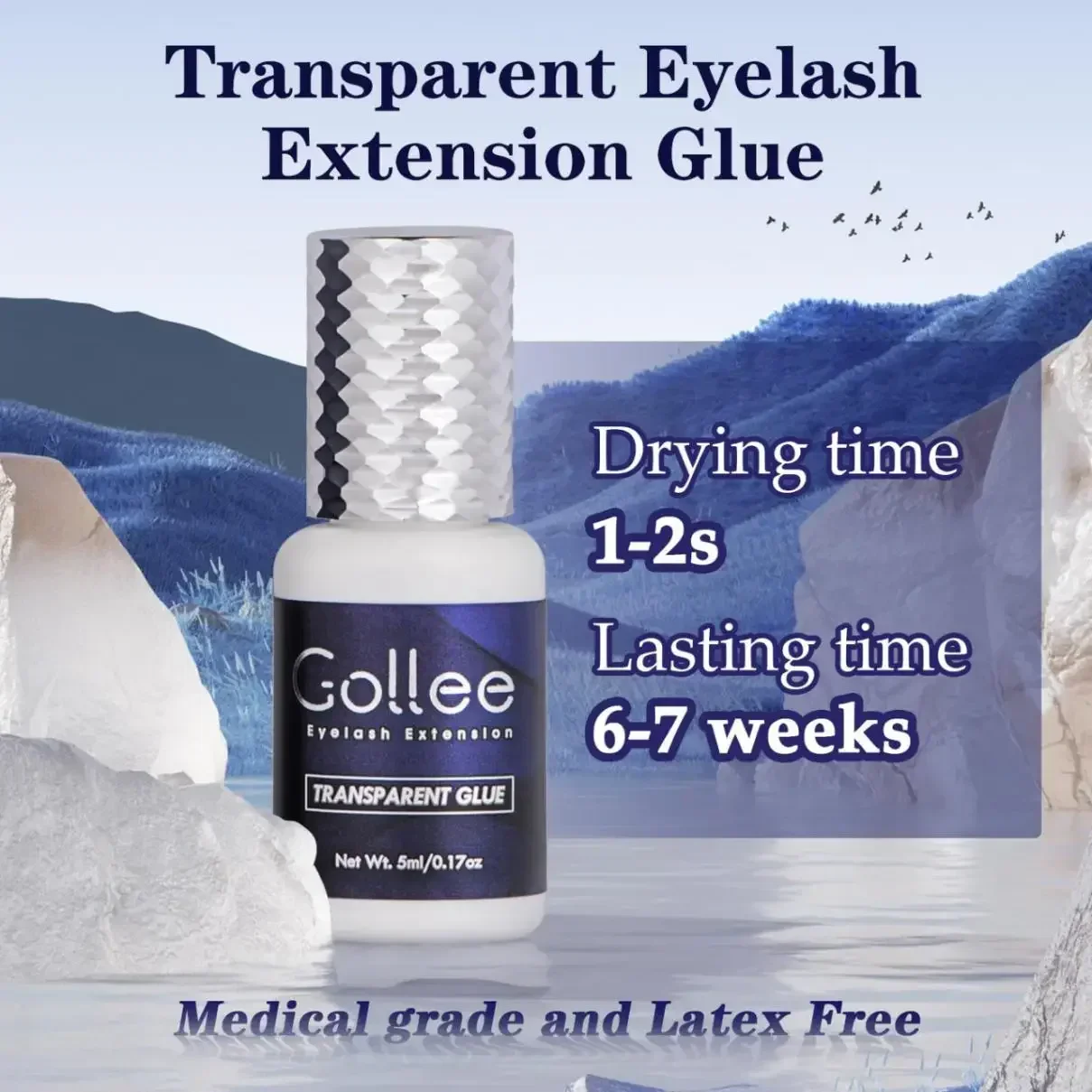 Lem Perekat Bulu Mata Gollee C - Eyelash Extension Gel Remover ulasan dan harga
