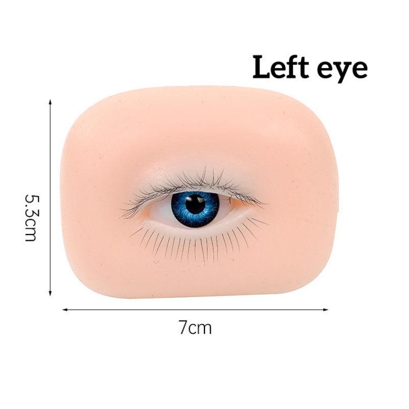 Kepala Manekin Latihan Akademi - Eyelash Extension Open Eye ulasan dan harga