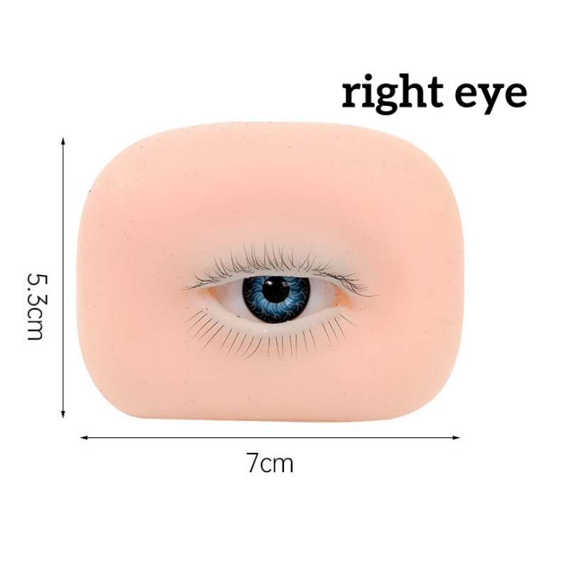 Kepala Manekin Latihan Akademi - Eyelash Extension Open Eye ulasan dan harga