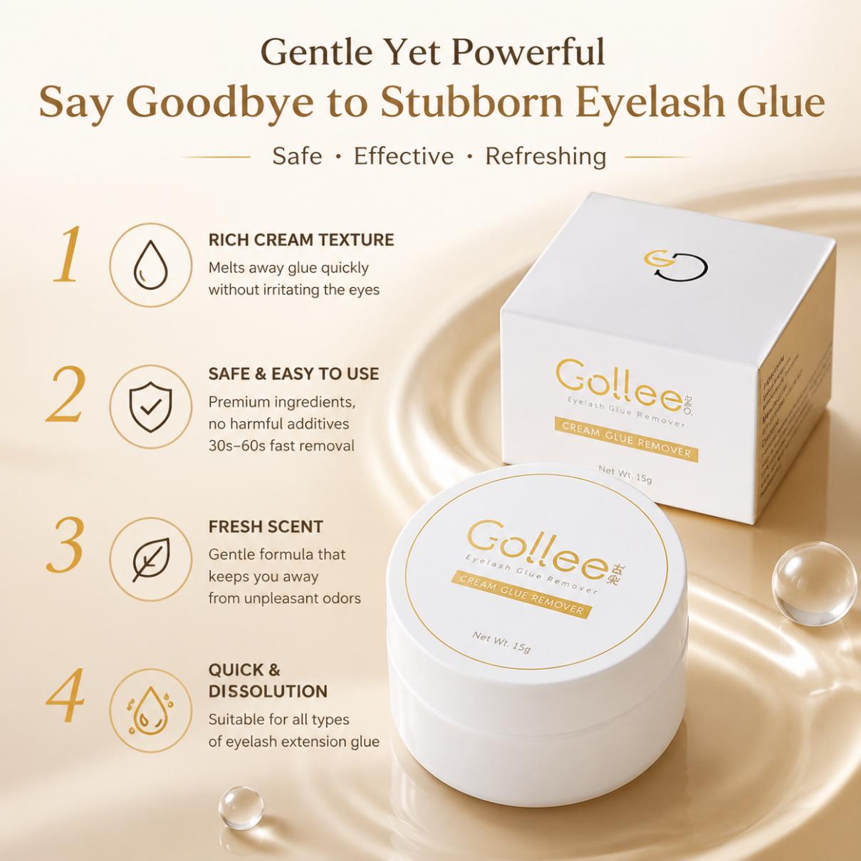 Krim Penghilang Lem Bulu Mata  - Eyelash Extension Gel Remover ulasan dan harga