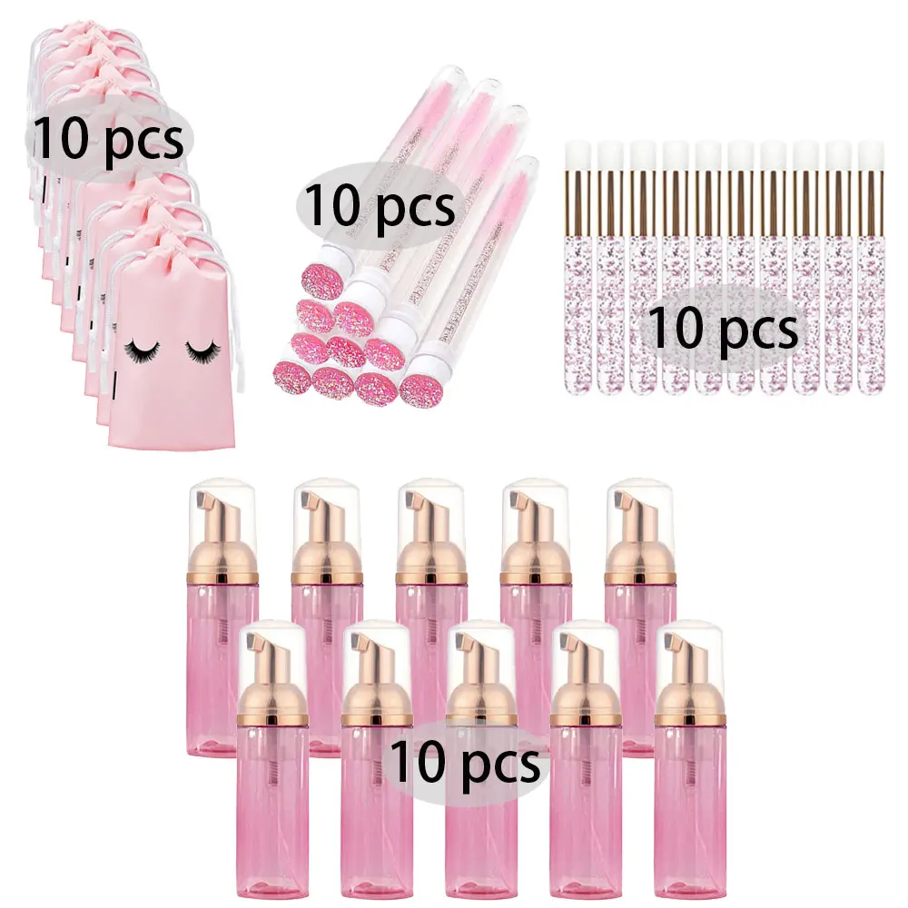 Botol pompa kosong bulu mata,  - Eyelash Extension Foam Cleanser ulasan dan harga