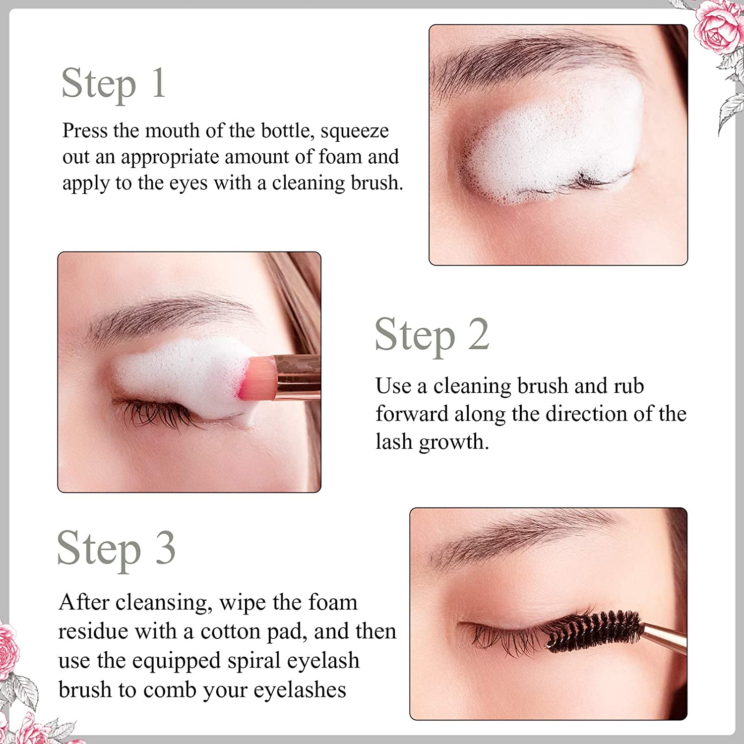 Kit sampo pembersih ekstensi b - Eyelash Extension Foam Cleanser ulasan dan harga