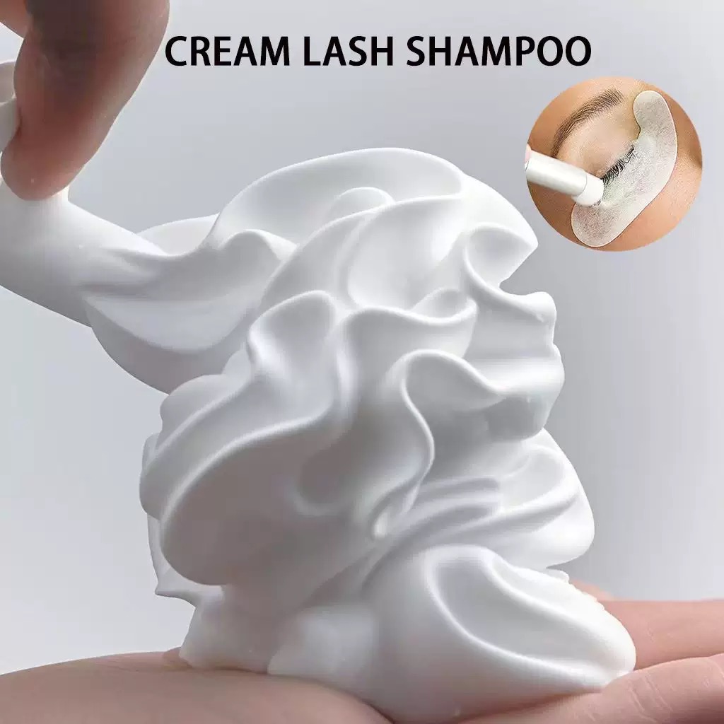 Pembersih Busa Sampo Krim Bulu - Eyelash Extension Foam Cleanser ulasan dan harga