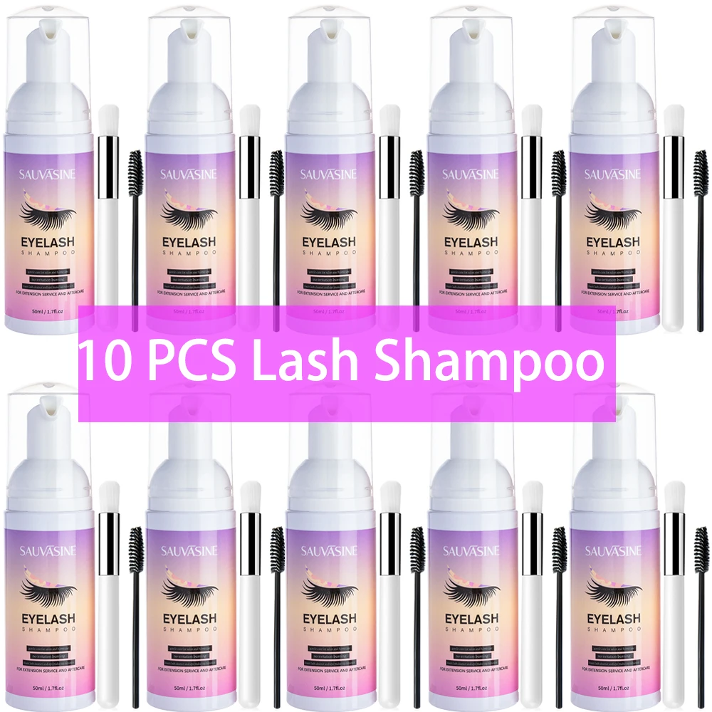 5/10 Buah 50ML Kit Mousse Busa - Eyelash Extension Foam Cleanser ulasan dan harga