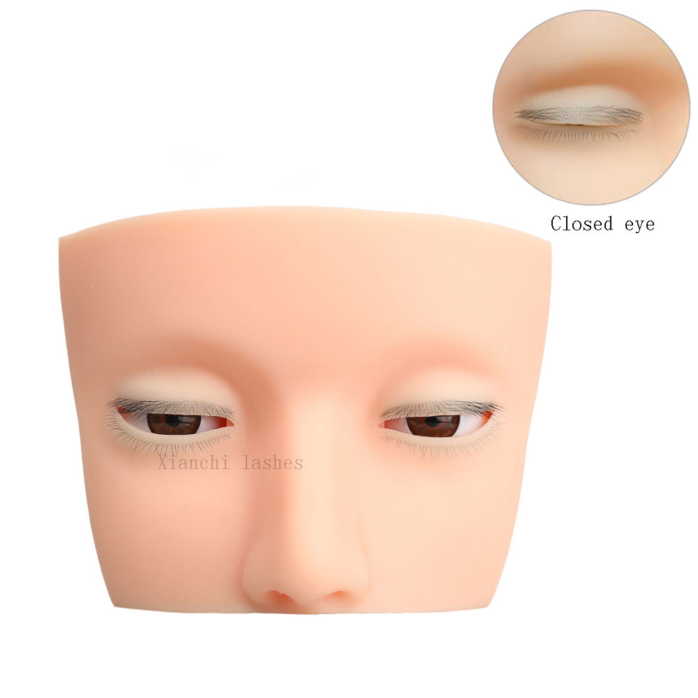 Kepala Manekin 4 Lapis untuk E - Eyelash Extension Open Eye ulasan dan harga