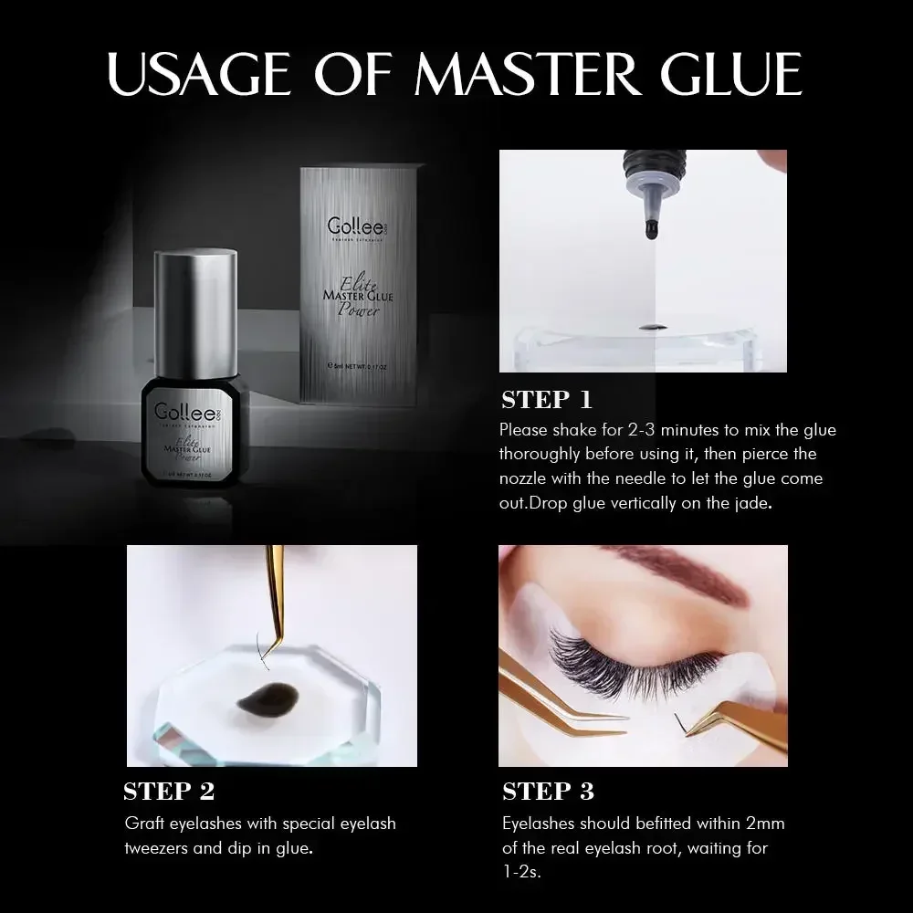 Gollee lem 0.5S untuk bulu mat - Eyelash Extension Gel Remover ulasan dan harga