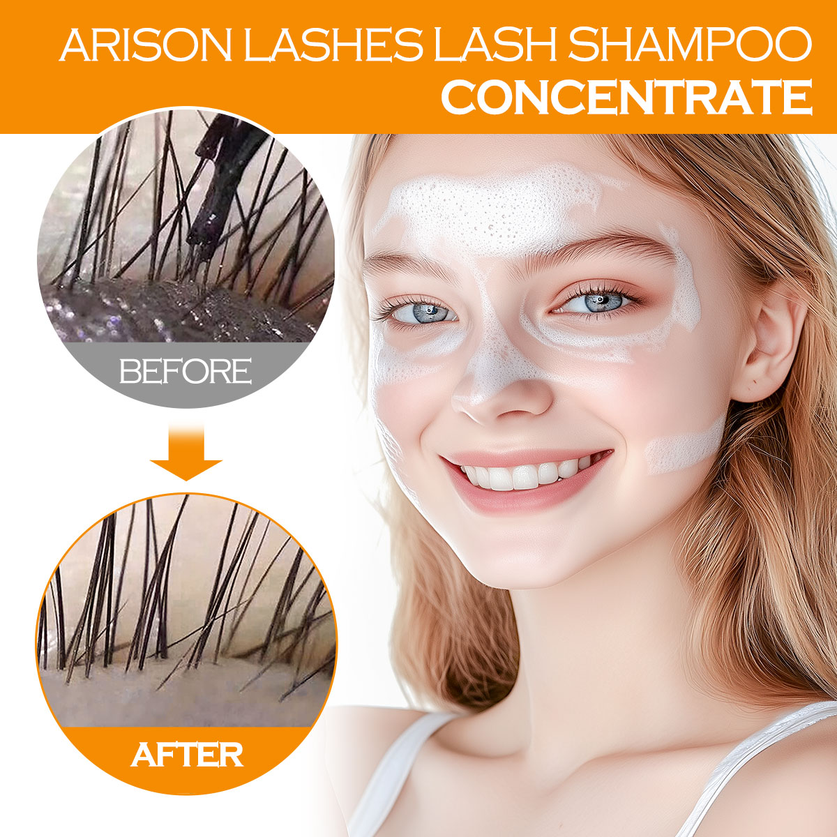 ARISON 100ml Konsentrat Sampo  - Eyelash Extension Foam Cleanser ulasan dan harga