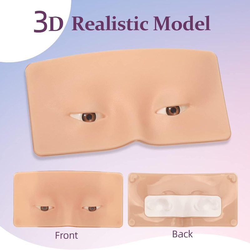 Papan Latihan Rias Wajah Silik - Eyelash Extension Open Eye ulasan dan harga