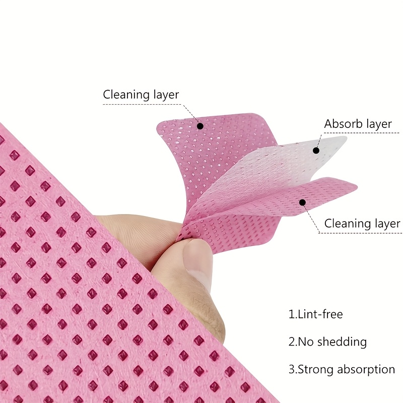 50/100/200 Buah Tisu Kuku Beba - Eyelash Extension Gel Remover ulasan dan harga