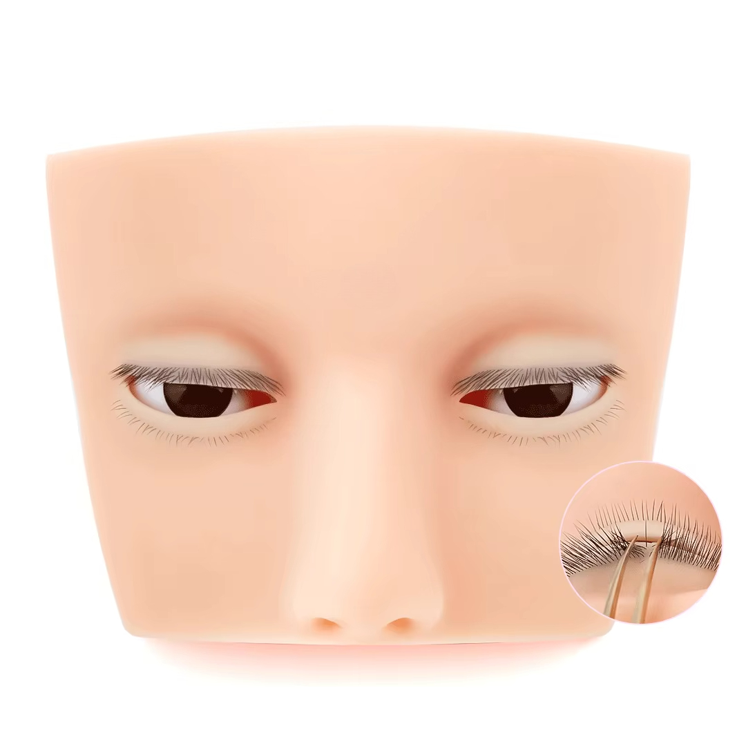 Manekin Mini 4 Lapis untuk Lat - Eyelash Extension Open Eye ulasan dan harga